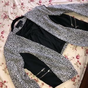 Metaphor jacket & skirt two-piece